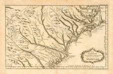 Southeast Map By Jacques Nicolas Bellin