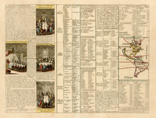 South America, California and America Map By Henri Chatelain