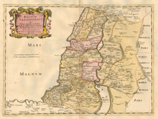 Asia and Holy Land Map By Tipografia del Seminario