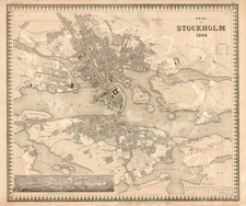 Europe and Scandinavia Map By Joseph Meyer