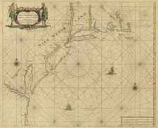 New England, Mid-Atlantic and Canada Map By Hendrick Doncker