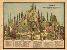 Curiosities Map By George F. Cram