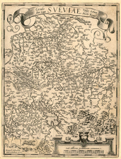 Europe and Germany Map By Abraham Ortelius