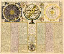 World, World and Celestial Maps Map By Henri Chatelain