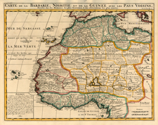 Africa, North Africa and West Africa Map By Henri Chatelain