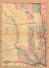 Plains and Rocky Mountains Map By Asher  &  Adams