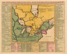 Midwest, Plains and Canada Map By Henri Chatelain