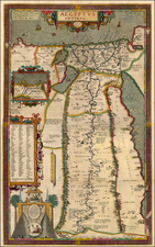 Asia, Middle East, Africa and North Africa Map By Abraham Ortelius