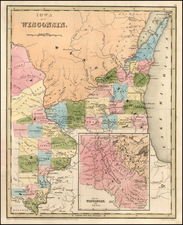 Midwest and Plains Map By Thomas Gamaliel Bradford