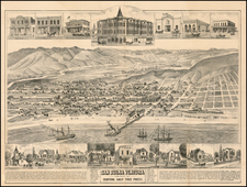 California Map By W.W. Elliott & Co.