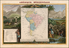 South America Map By Victor Levasseur