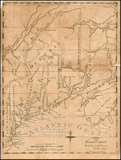 New England Map By Jedidiah Morse