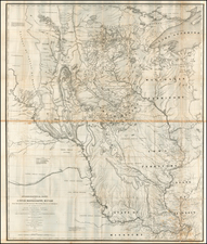 Midwest and Plains Map By Joseph N. Nicollet / William Hemsley Emory