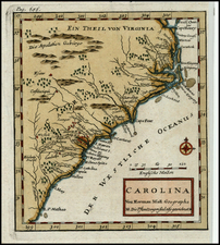 Southeast Map By Herman Moll