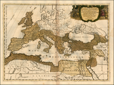 Europe and Mediterranean Map By Tipografia del Seminario