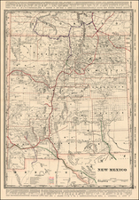 Southwest Map By George F. Cram