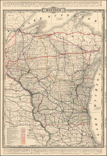 Midwest Map By George F. Cram