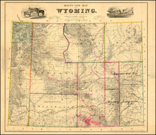 Plains and Rocky Mountains Map By G.W.  & C.B. Colton / G.L. Holt