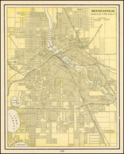 Midwest Map By George F. Cram