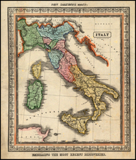 Italy Map By B.F. Lloyd