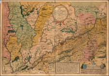 Germany Map By Frans Hogenberg / Cornelio  Adgero