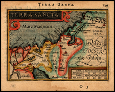 Turkey & Asia Minor Map By Abraham Ortelius / Johannes Baptista Vrients