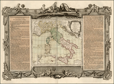 Europe and Italy Map By Louis Brion de la Tour