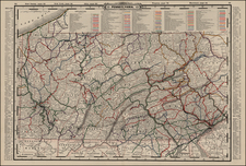 Mid-Atlantic Map By George F. Cram