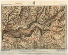 California Map By George M. Wheeler / U.S. Geographical Survey