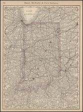 Midwest Map By Rand McNally & Company