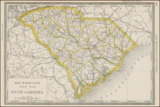 Southeast Map By Rand McNally & Company