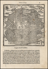 Mexico Map By Benedetto Bordone