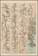 South and Midwest Map By George Virtue