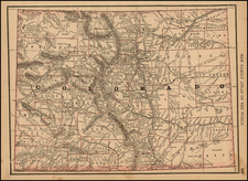 Southwest and Rocky Mountains Map By Rand McNally & Company