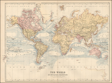 World and World Map By Adam & Charles Black