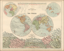 World and World Map By Adam & Charles Black