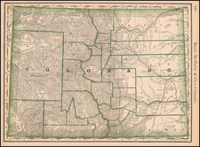 Southwest and Rocky Mountains Map By Rand McNally & Company