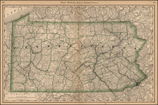Mid-Atlantic Map By William Rand  &  Andrew McNally