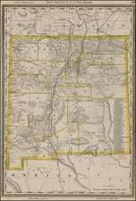 Southwest Map By William Rand  &  Andrew McNally