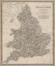 Europe and British Isles Map By W. & A.K. Johnston