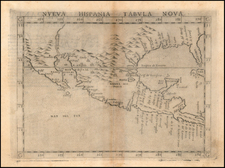 South, Southeast, Texas, Southwest, Rocky Mountains, Mexico and Baja California Map By Girolamo Ruscelli