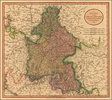 Europe and Germany Map By John Cary