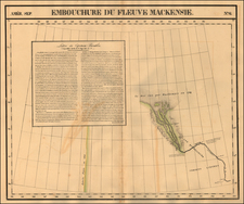 Polar Maps and Canada Map By Philippe Marie Vandermaelen