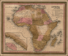 Africa and Africa Map By Henry Schenk Tanner