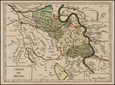 Netherlands and Germany Map By Anonymous