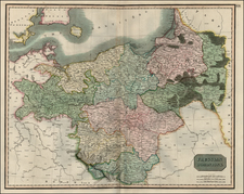 Poland, Baltic Countries and Germany Map By John Pinkerton