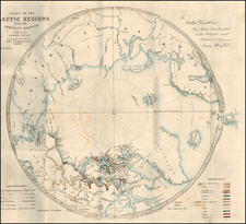 Polar Maps, Alaska, Russia, Scandinavia, Russia in Asia and Canada Map By James Wyld