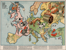 Europe Map By Johnson, Riddle & Co.