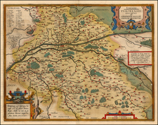 France Map By Abraham Ortelius