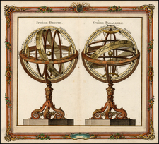 World, Celestial Maps and Curiosities Map By Louis Brion de la Tour